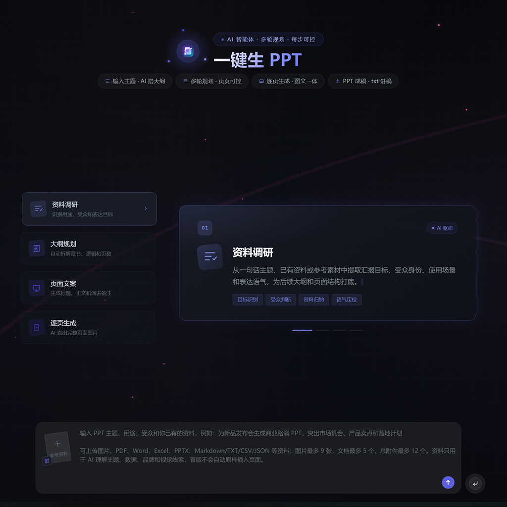 一键生PPT应用